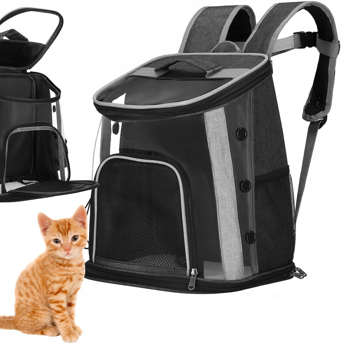 Transporter Dla Kota Królka Psa Zwierząt M Kojec Plecak Przenośna Torba