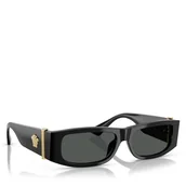 Okulary przeciwsłoneczne - Okulary przeciwsłoneczne Versace 0VE4476U GB1/8755 Czarny - miniaturka - grafika 1