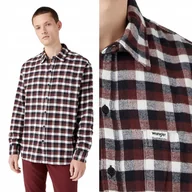 Koszule męskie - Wrangler 1 POCKET SHIRT Dahlia KOSZULA W KRATĘ REGULAR FIT XXL - miniaturka - grafika 1
