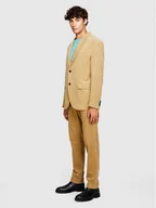 Marynarki męskie - Sisley Marynarka 2SFRSW01B Beżowy Slim Fit - miniaturka - grafika 1