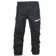 Spodnie męskie - spodnie bojówki YAKUZA PREMIUM - CARGO PANTS black-S - miniaturka - grafika 1
