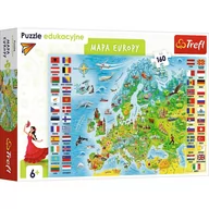 Puzzle - Trefl Puzzle 160el edujacyjne Mapa Europy 15558 - miniaturka - grafika 1