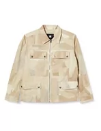 Kurtki męskie - G-STAR RAW Męska kurtka JKT z zamkiem 4 pkt, wielokolorowa (Whitebait Watercolor Camo D22941-D326-D939), L, Wielokolorowy (Whitebait Watercolor Camo D22941-d326-d939) - miniaturka - grafika 1