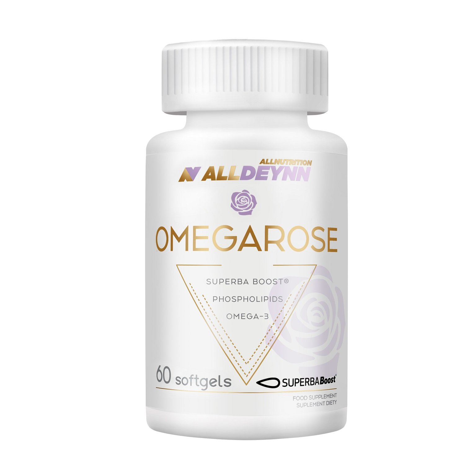 Allnutrition Alledynn Omegarose, 60 kapsułek