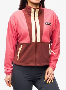 Bluza polarowa damska Columbia Back Bowl Fleece - juicy/spice/sunkissed - Bluzy sportowe damskie - miniaturka - grafika 1