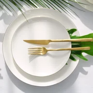 Serwisy obiadowe - Serwis obiadowy porcelanowy na 12 osób BOSTON GOLD - miniaturka - grafika 1