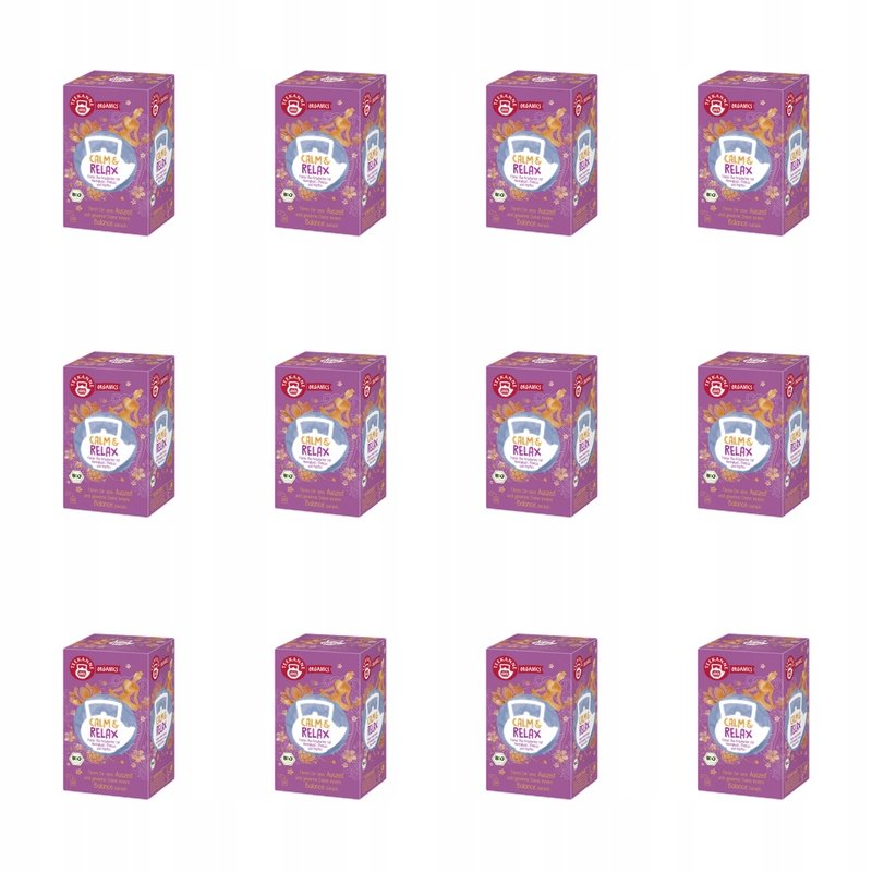 Teekanne Bio Calm & Relax 20 x 1,80g X12