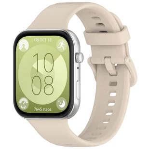 Opaska pasek silikonowy Vanfone do Huawei Watch Fit 3, beżowy - Akcesoria do smartwatchy - miniaturka - grafika 1