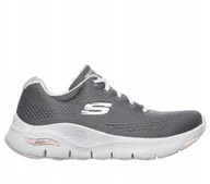 Buty sportowe damskie - Buty do biegania Skechers Arch Fit Lekkie Oddychające - miniaturka - grafika 1