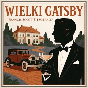 Wielki Gatsby Francis Scott Fitzgerald - Audiobooki - literatura piękna - miniaturka - grafika 1