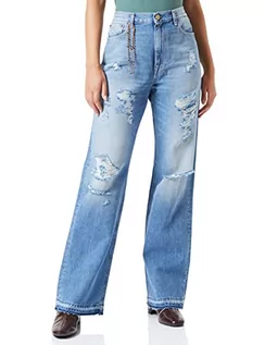 Spodnie damskie - Replay jeansy damskie laelj, 009 Medium Blue, 27W / 30L - grafika 1