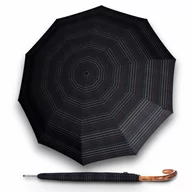 Parasole - KNIRPS T.771 LONG CHECK BLACK - męski parasol - miniaturka - grafika 1