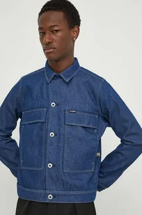 G-Star Raw kurtka jeansowa męska kolor niebieski przejściowa - Kurtki męskie - miniaturka - grafika 1