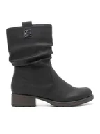 Botki damskie - Rieker Botki Z9583-00 Czarny - miniaturka - grafika 1