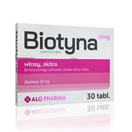 Włosy, skóra, paznokcie - ALG PHARMA Biotyna 10mg, 30 tabletek - miniaturka - grafika 1
