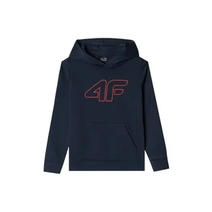 Bluza dresowa 4F chłopięca z kapturem TSWSM1292-31S - Moda i Uroda OUTLET - miniaturka - grafika 1