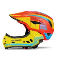 Kaski rowerowe - Kask rowerowy Rockbros ze szczęką Kids pom-zt M - miniaturka - grafika 1