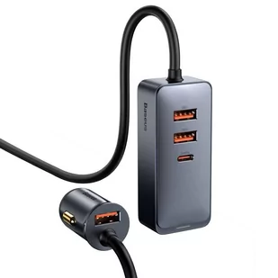 Baseus Share Together ładowarka samochodowa 3x USB / USB Typ C 120W PPS Quick Charge Power Delivery szary (CCBT-B0G) - Ładowarki samochodowe - miniaturka - grafika 4