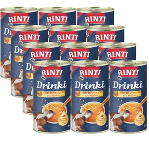 Rinti Drinki z kurczakiem dla psów 12x185ml - Mokra karma dla psów - miniaturka - grafika 1
