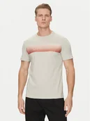 Koszulki męskie - Calvin Klein T-Shirt Linear Ombre K10K114163 Szary Regular Fit - miniaturka - grafika 1