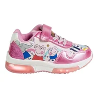 Buty dla dziewczynek - CERDÁ LIFE'S LITTLE MOMENTS Sportowa podeszwa PVC ze światłami Świnka Peppa, Trampki Dziewczęce, Różowy, 25 EU - miniaturka - grafika 1