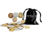 Gry planszowe - Wiedźmin: Stary Świat Zestaw 3 Metalowych Monet - miniaturka - grafika 1