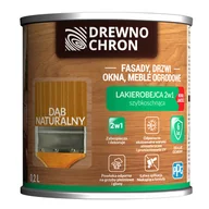 Farby i impregnaty do drewna - Lakierobejca Ochronno-dekoracyjna 0.2 l Jasny dąb Drewnochron 5904000045946 - miniaturka - grafika 1