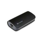 Powerbanki - Platinet Pozostali POWER BANK LEATHER 5200mAh BLACK + microUSB cable [43408] odbierz w Warszawie Faktura VAT 23% Polska gwarancja ME-PL-A043 - miniaturka - grafika 1