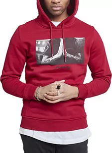 Mister Tee Pray bluza z kapturem,z nadrukiem, damska, męska, czerwony, L MT275-00207-0042_Ruby_L - Bluzy męskie - miniaturka - grafika 1