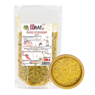 Pieprz cytrynowy grys 200g - Pieprz - miniaturka - grafika 1