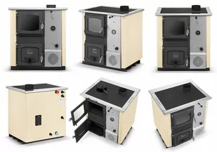 Kuchnia węglowa kocioł CO z płaszczem wodnym 12-14kW (średnica wylotu spalin: 120 mm) - spełnia anty-smogowy EkoProjekt 99681702 - Kuchnie węglowe - miniaturka - grafika 2