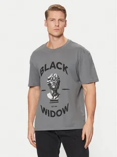 HUGO T-Shirt Dostalgi 50530684 Szary Relaxed Fit - Koszulki męskie - miniaturka - grafika 1
