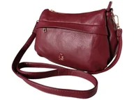 Torebki damskie - Torebka Damska, Miejska Stylowa Mała Listonoszka na Ramię, Kolor Czerwony - miniaturka - grafika 1