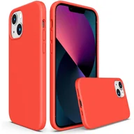 Etui i futerały do telefonów - Etui ochronne na telefon komórkowy Apple iPhone 13 silikonowo-żelowe etui na telefon komórkowy, czerwone - miniaturka - grafika 1