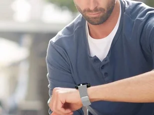 Bransoleta Milanese pasek Alogy stal nierdzewna do smartwatcha 22mm Srebrny - Akcesoria do smartwatchy - miniaturka - grafika 14