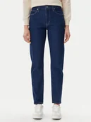 Spodnie damskie - Calvin Klein Jeansy K20K208259 Niebieski Slim Fit - miniaturka - grafika 1