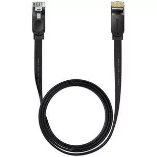 Baseus Speed Six kabel sieciowy płaski RJ45 1000Mbps 1.5m czarny (WKJS000001) - Kable komputerowe i do monitorów - miniaturka - grafika 2