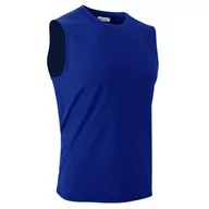 Koszulki sportowe męskie - MeetHoo Męski tank top, koszulka bez rękawów, szybkoschnący podkoszulek na siłownię do biegania dla mężczyzn, 1-niebieski, S - miniaturka - grafika 1