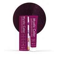 Farby do włosów i szampony koloryzujące - Mystic Color - jasnobrązowy kolor fioletowy 5.2 - farba do włosów - Profesjonalne farbowanie kremów o długiej żywotności - z hydrolizowaną keratyną, olejem arganowym i nagietkiem - 100 ml - miniaturka - grafika 1
