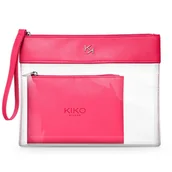 Kosmetyczki, organizery i kuferki - KIKO Milano Transparent Beauty Case przezroczysta kosmetyczka z wewnętrzną saszetką 002 Fuchsia - miniaturka - grafika 1