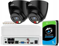 Rejestratory do monitoringu - Kompletny Zestaw Monitoringu Ip 4Mpx Dahua Z Możliwością Rozbudowy Do 4 Kamer 2 X Kamera Ip 4Mpx Full-Color / Rejestrator Ip 4Ch Poe / Dysk Hdd 1Tb .. - miniaturka - grafika 1
