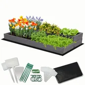 Szklarnie ogrodowe - Skrzynia na warzywa skrzynie na warzywniak IMPREGNOWANY 120x60 ZESTAW EKO / Wamar-Sosenka - miniaturka - grafika 1