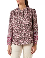Koszulki i topy damskie - Noa Noa Women's LenaNN Tops, Print Black/White/Purple, 36, Nadruk czarny/biały/fioletowy, 36 - miniaturka - grafika 1