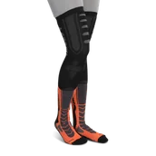 Odzież motocyklowa - Skarpety Acerbis X-Leg Czarno-Pomarańczowe XXL - miniaturka - grafika 1