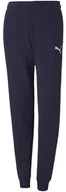 Spodnie męskie - Spodnie dla dzieci Puma spodnie teamGOAL 23 Casuals Pants Jr granatowe 656713 06-140 - miniaturka - grafika 1