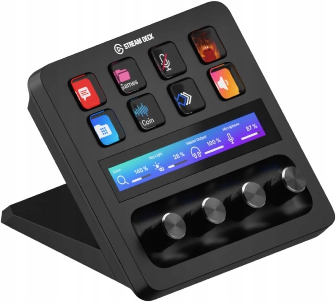 Elgato Elgato Stream Deck + Kontroler Studio Mikser Audio LCD Pasek Dotykowy