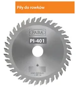 Tarcze do pił - FABA Frez Piłkowy PI-401 125x3,4/2,2/30 z-36 GS 19725 - miniaturka - grafika 1
