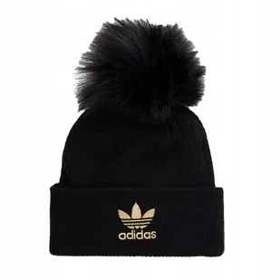 Czapka zimowa Adidas Fur Pom H35531 - Czapki damskie - miniaturka - grafika 1