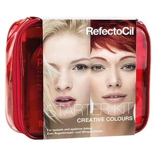 RefectoCil RefectoCil Starter Kit Creative Colours | Zestaw startowy do henny brwi i rzęsy - Akcesoria i kosmetyki do stylizacji brwi - miniaturka - grafika 1