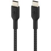 Kable USB - Belkin Kabel Boost Charge Braided USB-C do USB-C 1m, czarny 745883788279 - miniaturka - grafika 1